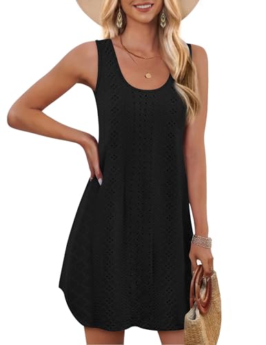 AI'MAGE Womens Swimsuit Coverup Hollow Out Bathing Suit Cover Up