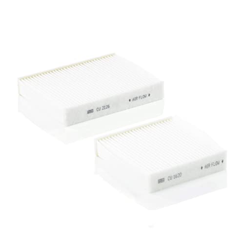 MANN-FILTER CU 21 000-2 Innenraumfilter – Kabinenluftfilter Satz (2er Set) –
