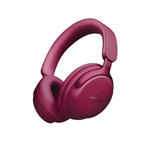 Bose QuietComfort Ultra Bluetooth Headphones, Wireless Headphones with Spatial Audio, Over Ear Noise Cancelling with Mic, Up to 24 Hours of Playtime, Deep Plum – Limited Edition Color