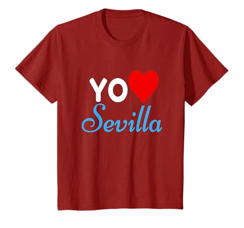 Yo Amo Sevilla Ciudad España Orgullo Y Recuerdos De Regalo Camiseta