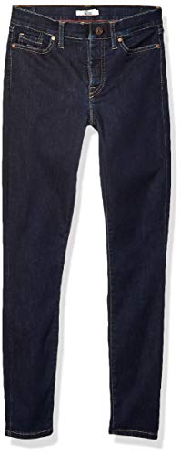 Tommy Hilfiger Women's Adaptive Skinny Jeans with Adjustable Hems and Magnetic Buttons, Rinse, 18