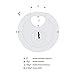 ABUS Diskus 20/80 Heavy Duty Stainless Steel Disk Padlock - Rustproof Circle Storage Lock with 7/16
