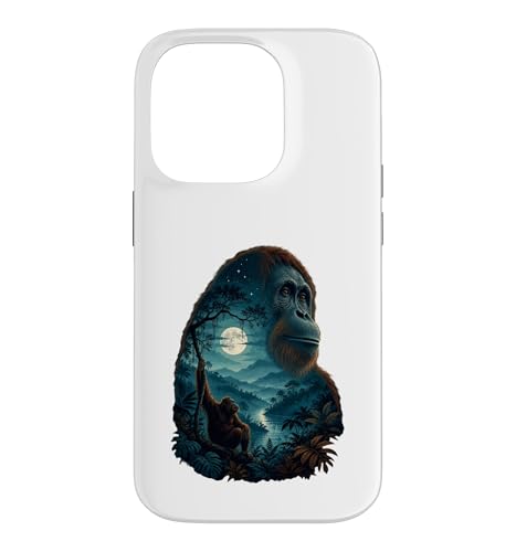 Orangutan Moonlit Forest �X�}�z�P�[�X iPhone 14 Pro �p
