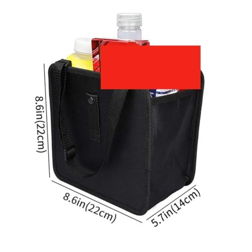 Contenedor de basura para coches ideal para viajes familiares con soporte de asiento trasero 7