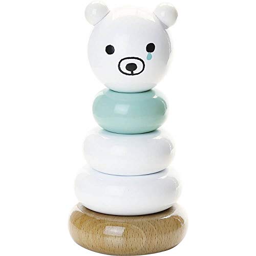 Vilac - Spiele und Spielzeug – Holzspielzeug – Sora Bear – Design vom japanischen Künstler Shinzi Katoh – Spiel für Kinder ab 1 Jahr 7807