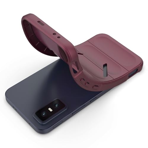 Image of for Infinix GT 30 Pro 5G Phone Case Anti-Drop Soft TPU Rugged Back Cover - Wine Red