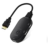 AYJYZHIAG 2.1 Switch Splitter 120 Hz 3-Port 4K Switcher 48 Gbit/s 8K mit Fernbedienung Vison