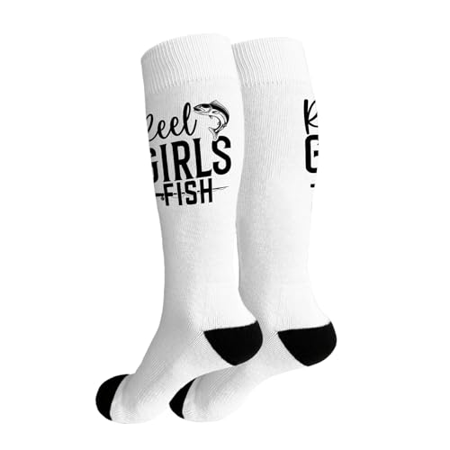 reel girls fish half calf sock for her4