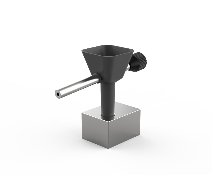 MAXUS Powder Trickler for Reloading – Electroplated Base with Multiple Size Accessories for Precise Powder Dispensing