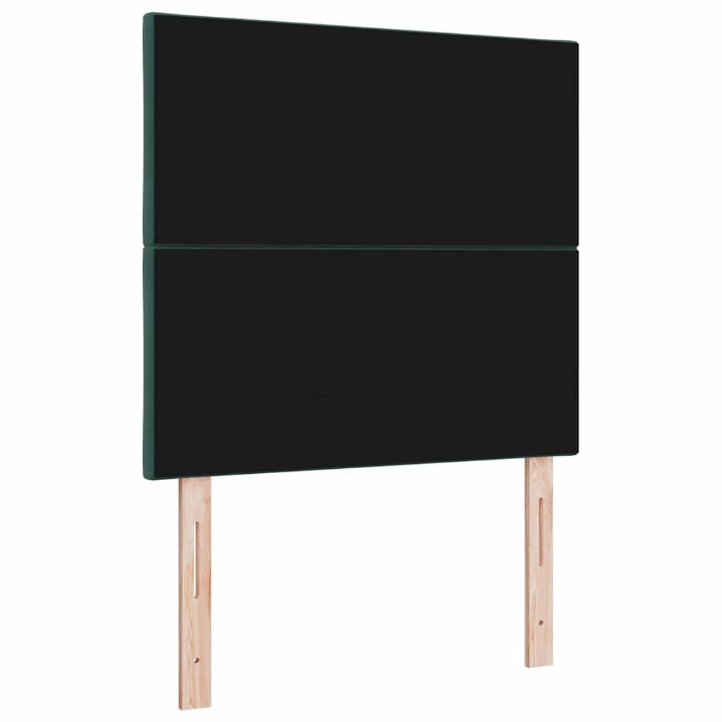Cabecero de terciopelo verde oscuro 90 cm ajustable con iluminación RGB para cama cabecero funda de cama materiales de alta calidad diseño moderno para dormitorio decoración