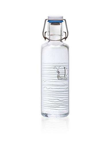 soulbottle 0,6l • 'Heimat.Wasser“ • Trinkflasche aus Glas...