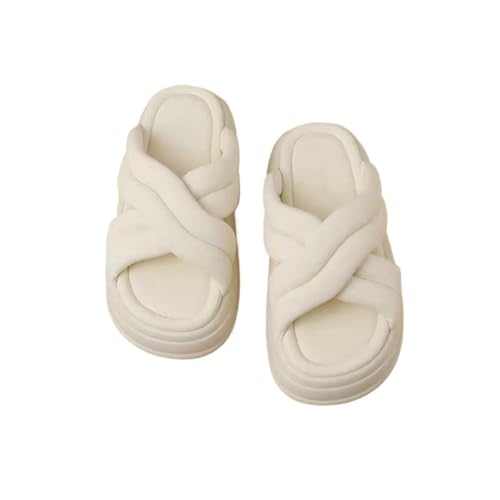 High heeled sandals Women's slippers for outdoor wear, thick sole, fashionable soft sole, student flip flops, indoor home leisure sandals