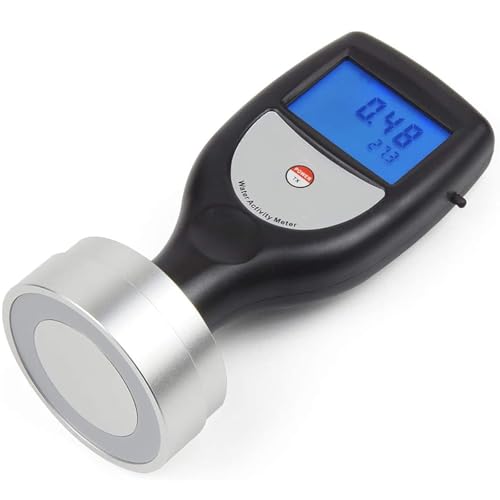 Medidor de actividad de agua con pantalla LED, probador inteligente de alimentos para monitoreo de cecina, frutas secas, granos y verduras