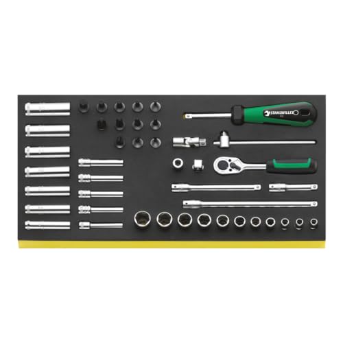 Set de dados hexagonales 1/4" 44 piezas Stahlwille
