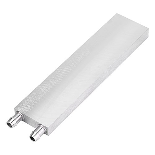 ASHATA Bloque de Refrigeración de Agua de Aluminio, de Disipación de Calor para PC, Ordenador, CPU,para Refrigeración por Agua Líquida de Portátil(40 * 160 * 12 mm)
