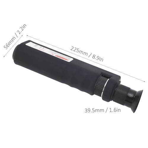 Image of Fiber Optic Microscope Monocular Handheld Fiber Optic Inspection Microscope 400X Optical Communication Fiber Cable Inspection Microscope Magnifier Built-in Adapter Interface SC /LC /FC /ST