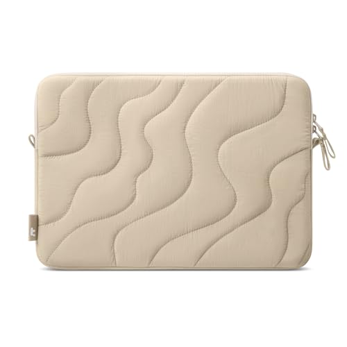 tomtoc 360 Ochronny puchowy pokrowiec na laptopa na 13-calowy MacBook Air M3/M2/M1 A3113 2024, MacBook Pro M2/M1 A2686, iPad Pro (M4)/Air (M2), pikowana miękka puchowa torba na 13-calowy Surface Pro