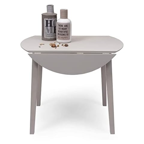 Homely - Mesa de Comedor o Cocina Extensible Dallas Gris Cover