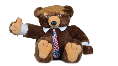 Trumpy Bear Third Edition As Seen On TV- with Certificate of Authenticity- Now with Free hat and Extra tie!
