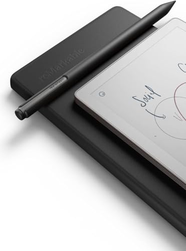 Image of Remarkable Paper Pro Move 7.3 inch Tablet eReader - Black - Bundle of 3 Items Tabler, Case and Marker Plus