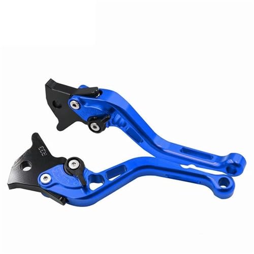 Leviers de frein et d'embrayage CNC Royal Enfield 650 Interceptor bleu