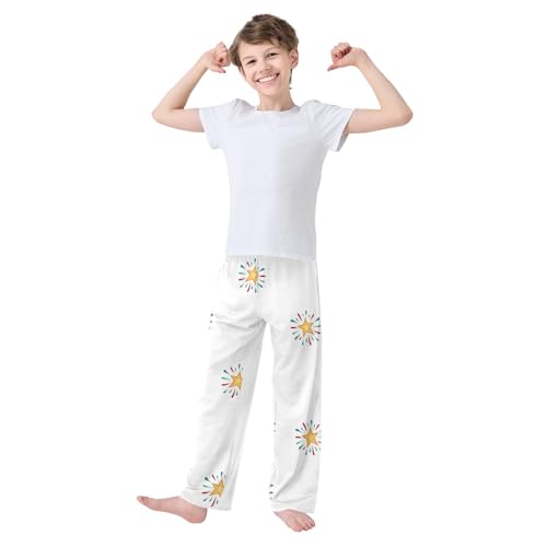 Golden Star Boys Pants Boys Athletic Pants Long Pant for Boywith Pockets Wide-Leg Size 6-14Y3