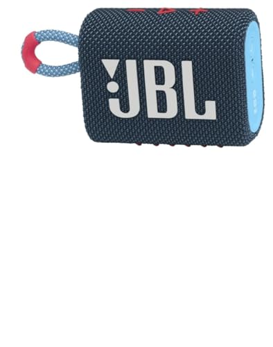 Image of JBL Go 3 Portable Waterproof Wireless IP67 Dustproof Outdoor Bluetooth Speaker (Blue Pink)