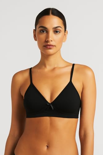 Image of Viola's Secret 6 Pack of Color Print T-Shirt Bras B Cup C Cup and D Cup