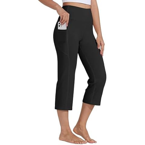 Willit Women's Yoga Capris Pants Cover
