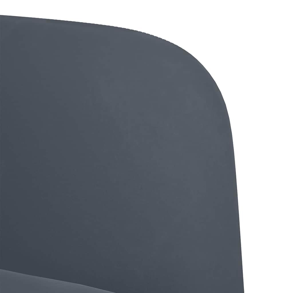 Générique Canapé Causeuse Gris foncé 109 cm Velours,Meubles,Canapés,Gris,19.2 KG,4100588