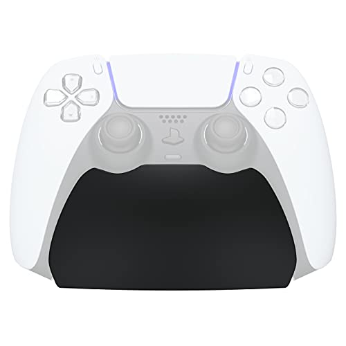 PlayVital Solid Black Controller Display Stand for ps5, Gamepad Accessories Desk Holder for ps5 Controller with Rubber Pads by playvital - Used condition - Image 3
