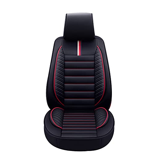 Ruberpig PU Leder Autositzbezüge Fit für HS 250h Atmungsaktives und Wasserdichtes Auto-Sitzkissen Full Set 5-Sitzer Vorne und Hinten Kissen Standard - Schwarz
