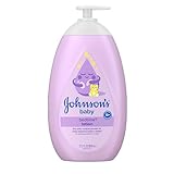 Johnson’s Bedtime Baby Lotion with NaturalCalm Essences, Hypoallergenic & Paraben Free, 27.1 fl. oz