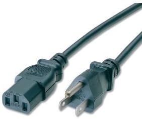 10ft LCD/LED TV Power Cord - IEC C13 Fits Most Major Brands