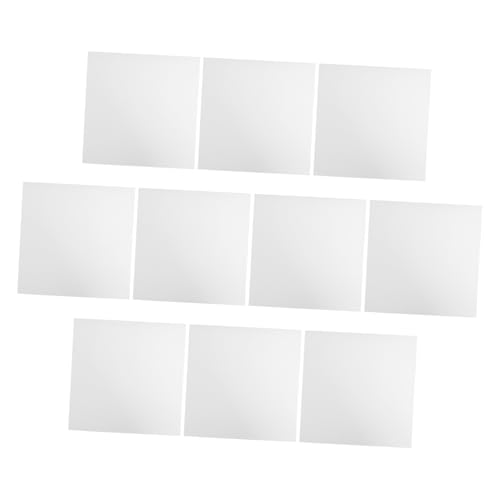 FUNOMOCYA 10pcs Cake Boards Plates Heavy Duty Mousse Cardboard Base for Baking Pastries Decorative Cake Paper Trays for Weddings Party Celebrations