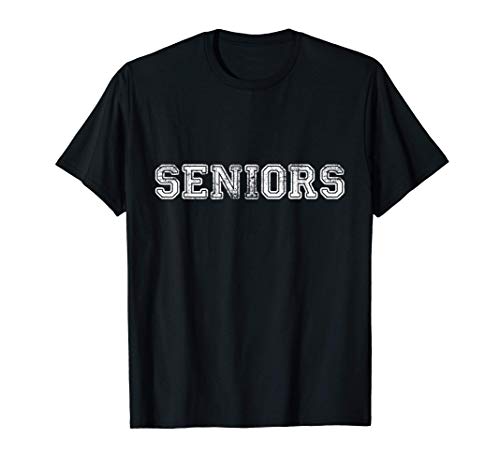 Distressed Seniors Graduation t-shirt, Rede, S