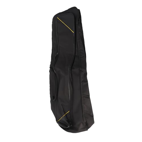 Rengue Posaunen-Gigbag aus 600D-Oxford-Stoff, Wasserabweisender Rucksack mit 5 Mm Gepolstertem Baumwollschutz und 2 Fächern für Zubehör für Alt-Tenorposaune (Black)