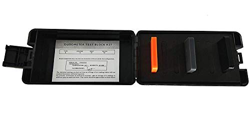 Vtsyiqi Durometer Test Block For Durometers D Type Rubber Hardness Test Block Durometer Test Block Kit For Durometers Type D, Color Black #TOP1
