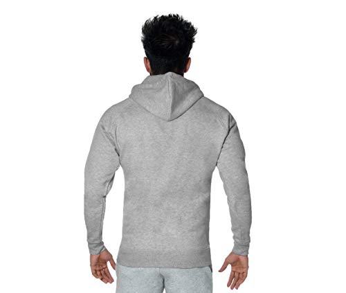 Image of DECISIVE Fitness Slim Fit Fleece Winter Hoodie Jacket Gym Workout Sweatshirt for Men Women