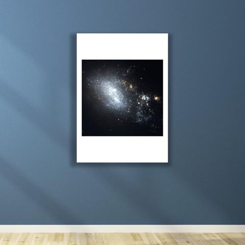 Impression d'art Hubble NGC 4485 Spiffing Prints format extra large mat d'archivage