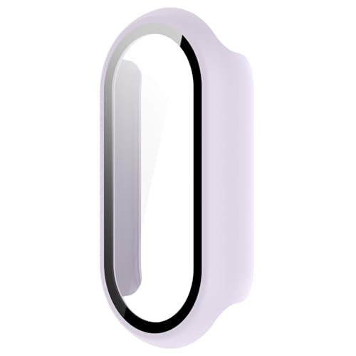 [AGENIUS] For For Xiaomi Smart Band 10 P[X ϏՌ Jo[ tʋKX }bg Sʕی tیP[X VI~ X}[g Ceramic Z~bN(Cgp[v)