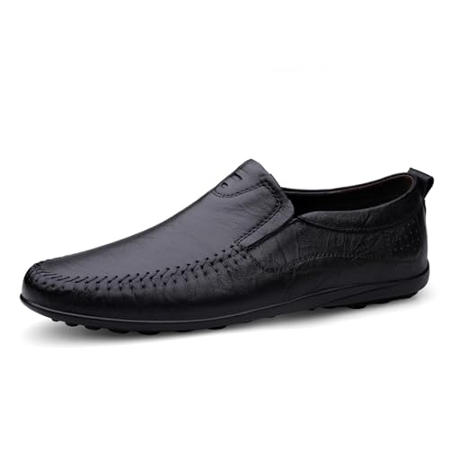 Men's Leather Driving Slip-on Penny Loafers Shoes Soft Lightweight3