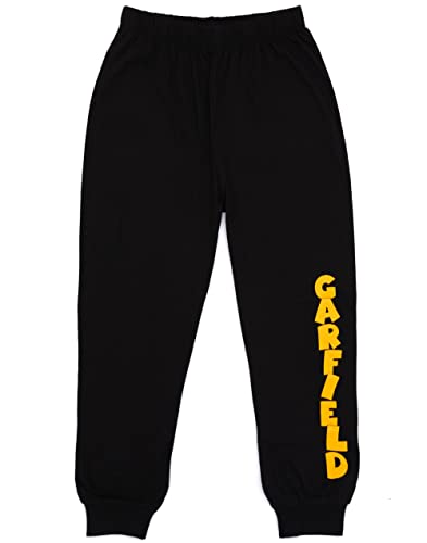 Garfield Mens Pajamas Adults Lazy Monday Cat Movie T-Shirt Trousers Pjs4