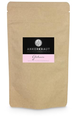 Ankerkraut Glühwein Gewürzmischung für Glühwein Feuerzangenbowle Punsch Kinderpunsch Weihnachtstee 150 g im Beutel