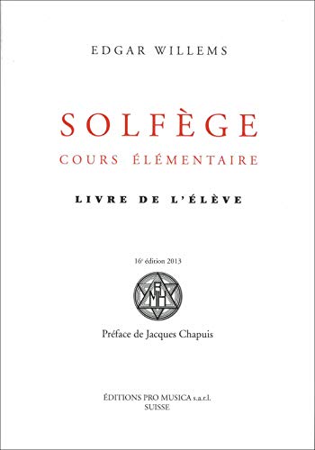 Solfège, cours élémentaire : Livre de l'élève