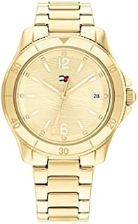 Tommy Hilfiger Analogowy zegarek kwarcowy dla kobiet z bransoletką ze stali nierdzewnej w kolorze złotym - 1782513, Jasne Złoto, bransoletka