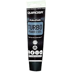 Quiadsa FIJA + PLUS. TURBO, pegado y sujeción inmediata en 3 segundos. Todo tipo de materiales. Blanco.