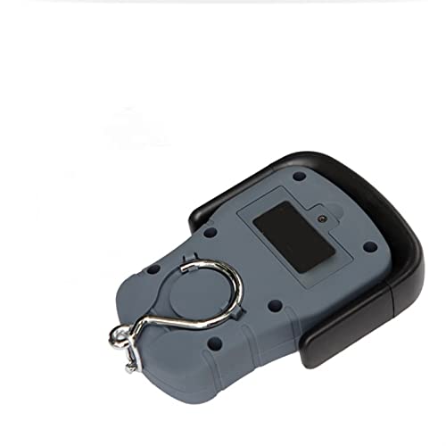 Ultra-Mini Portable Luggage Scale with Voice LED Display, 160cm Auto Retractable Measuring Tape, Accurate Weight Measurement for Travel, Compact & Lightweight, Black