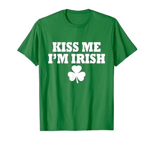 kiss me im irish Maglietta