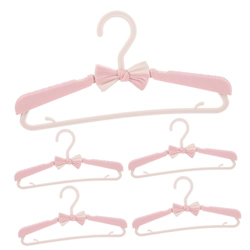 VILLFUL 5pcs Drying Rack Kid Hangers Coat Hangers Bathing Suit Swimsuit Clothes Hangers Hangers Clothes Hanger Hangers Pants Rack Plastic Non-Slip Pink